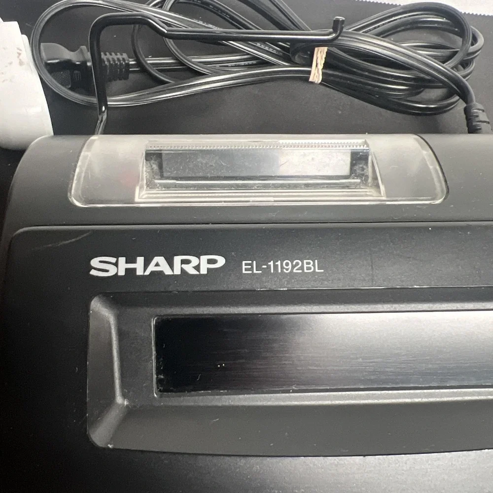 Sharp EL-1192BL‎ Scientific Calculator 2 Color Printing 12 Digit Adding Machine